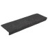 Alfombrilla de escaleras 15 uds punzonada antracita 65x21x4