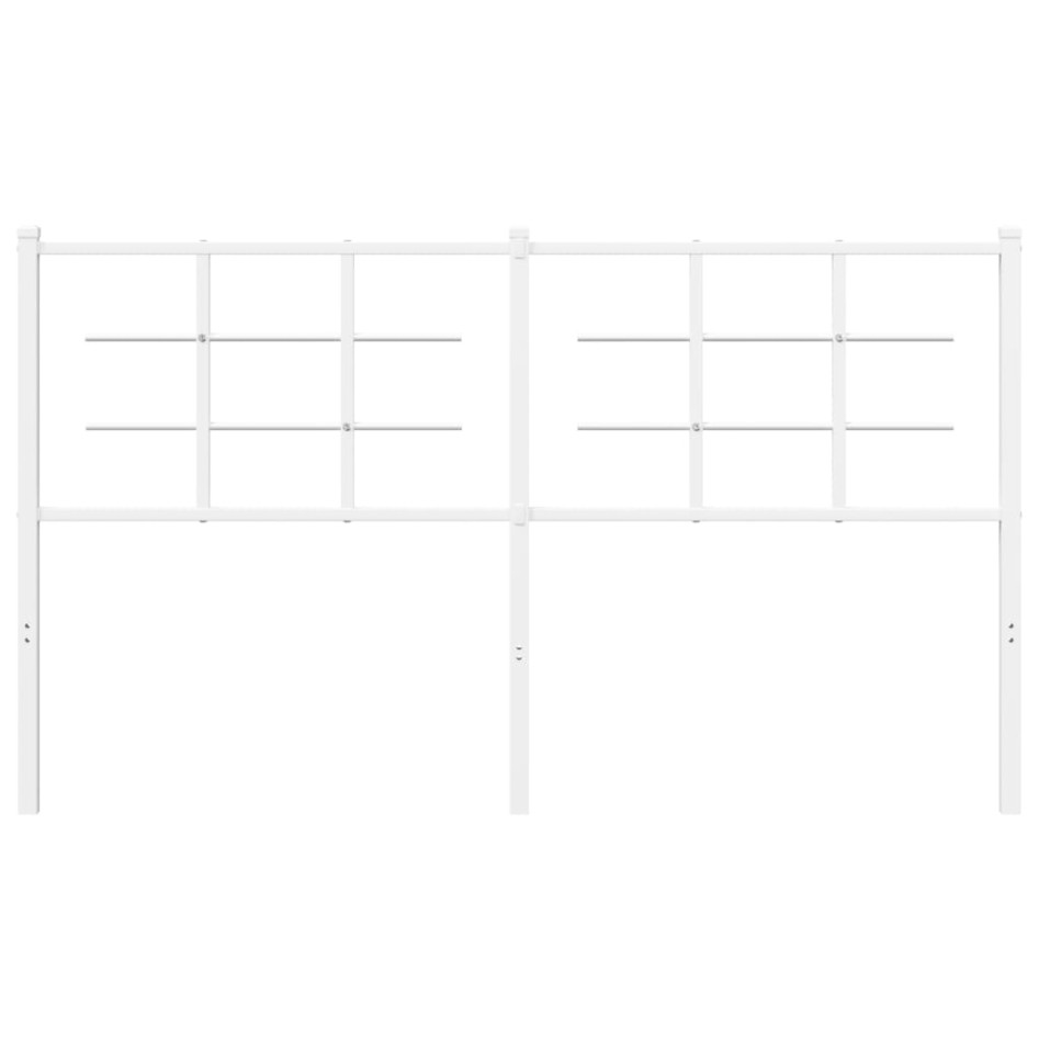 Cabecero de metal blanco 160