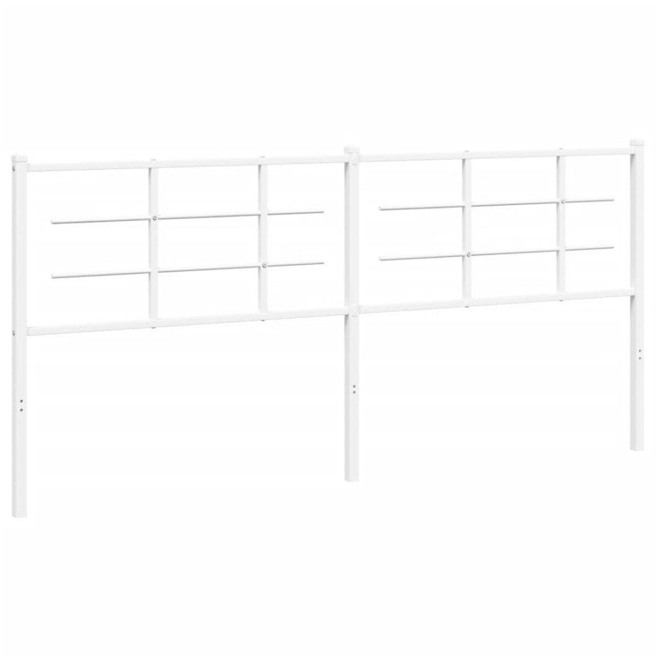 Cabecero de metal blanco 193