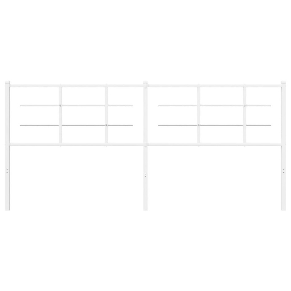 Cabecero de metal blanco 193