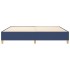 Estructura de cama box spring tela azul 200x200
