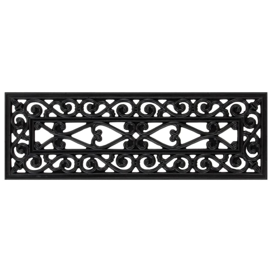 Alfombrillas de escalera de goma 5 uds 25x75