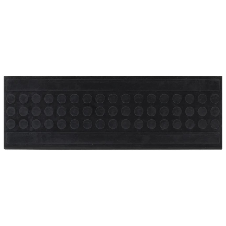 Alfombrillas de escalera de goma 10 uds goma 25x75