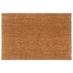 Felpudo semicircular de fibra de coco natural 60x90 cm