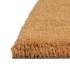 Felpudo semicircular de fibra de coco natural 60x90