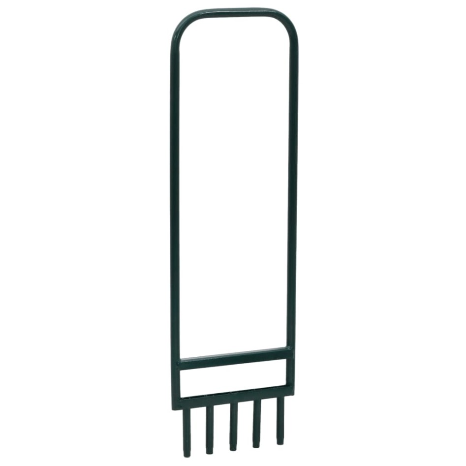 Aireador césped 5 púas huecas acero recubrimiento polvo