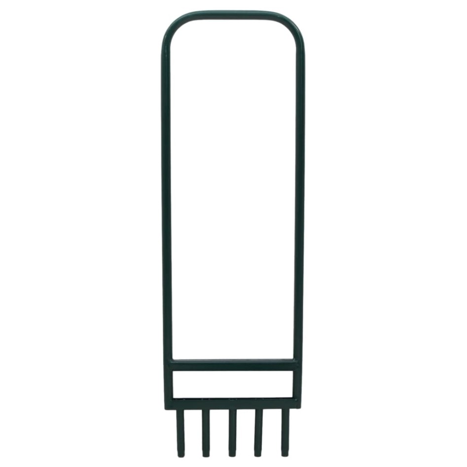 Aireador césped 5 púas huecas acero recubrimiento polvo