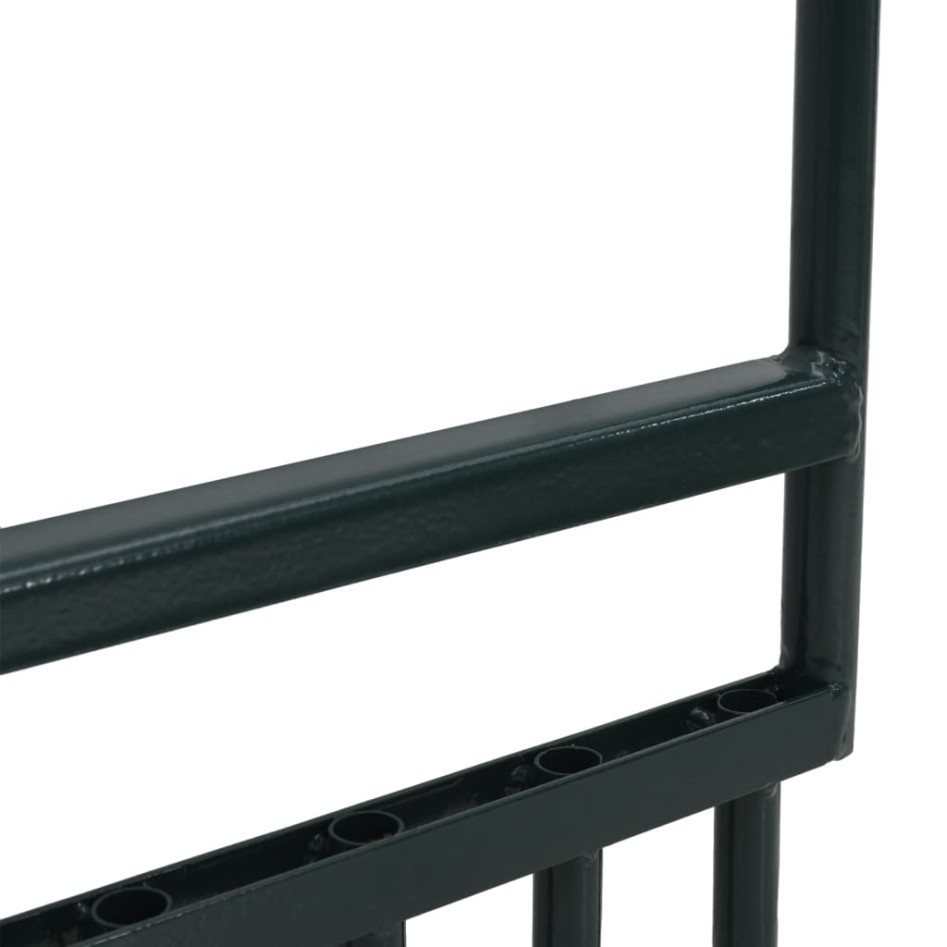 Aireador césped 5 púas huecas acero recubrimiento polvo