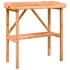 Mesa para plantas con estante madera abeto marrón 78x38x82,5