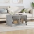 Mesa de centro con puertas de vidrio grs hormigón 68x50x42