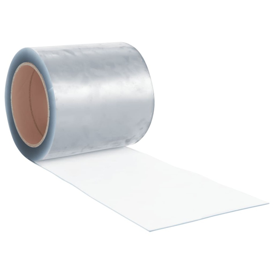 Tira de cortina para puertas PVC transparente 200x1,6 mm 10