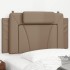 Cabecero de cama acolchado cuero sintético capuchino 100