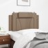 Cabecero de cama acolchado cuero sintético capuchino 100