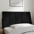 Cabecero de cama acolchado terciopelo negro 100