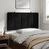 Cabecero de cama acolchado terciopelo negro 100