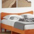Cabecero de cama madera maciza de pino marrón cera 150
