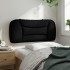 Cabecero de cama acolchado tela negro 90