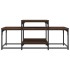 Mesa de centro madera de ingeniería roble marrón 102x60x45
