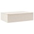 Caja de almacenaje tela color crema 70x40x18