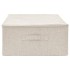 Caja de almacenaje tela color crema 70x40x18