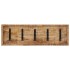 Perchero de pared con 5 ganchos madera maciza de