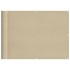 Pantalla de balcón 100% poliéster Oxford beige 75x1000