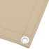 Pantalla de balcón 100% poliéster Oxford beige 75x1000