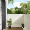 Pantalla de balcón 100% poliéster Oxford crema 120x700 cm