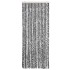 Cortina antimoscas chenilla gris negro y blanco 56x185