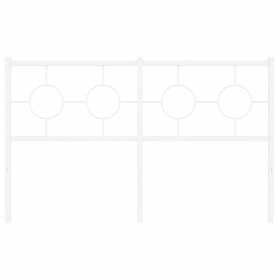 Cabecero de metal blanco 140