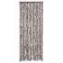Cortina antimoscas chenilla marrón y blanco 56x200