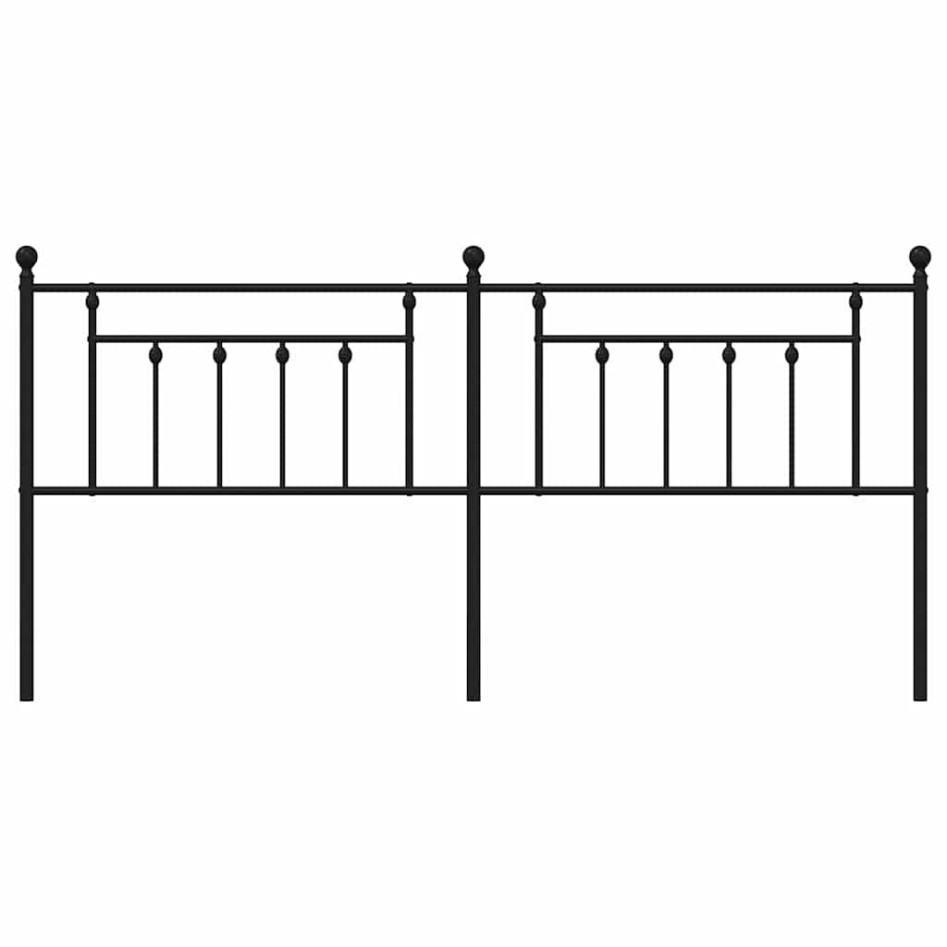 Cabecero de metal negro 193