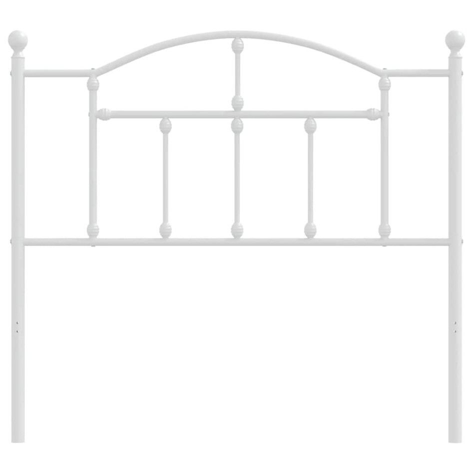 Cabecero de metal blanco 100