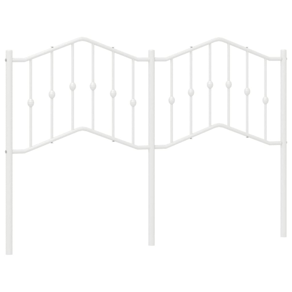 Cabecero de metal blanco 140