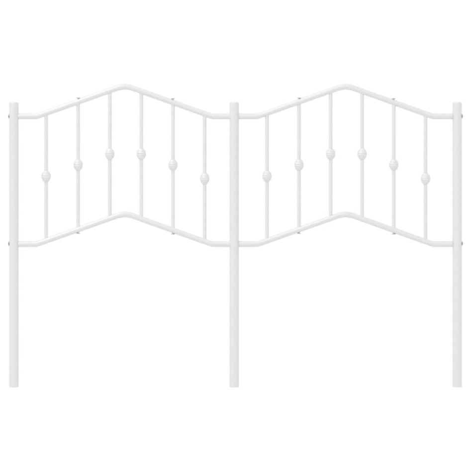 Cabecero de metal blanco 140