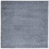 Alfombra peluda de pelo largo moderna PAMPLONA azul 120x120