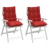 Cojines para silla con respaldo bajo 2 uds tela Oxford