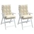 Cojines para silla con respaldo bajo 2 uds tela Oxford