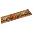 Alfombra de cocina lavable terciopelo dibujo especias 60x180