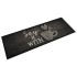 Alfombra de cocina lavable terciopelo negro taza 60x180
