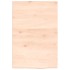 Estante de pared madera maciza de roble sin tratar 40x60x2
