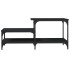 Mesa de centro madera contrachapada negro 100x50,5x45