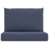 Cojines para muebles de palets 2 unidades tela azul