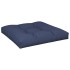 Cojín para sofá de palets de tela azul marino 70x70x12