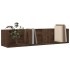 Muebles de pared 2 unidades madera de ingeniería marrón