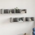 Muebles de pared 2 uds madera gris Sonoma 99x18x16,5