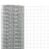 Alambrada de gallinero acero galvanizado plateada 10x1,5