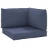 Cojines para muebles de palets 3 uds tela Oxford azul