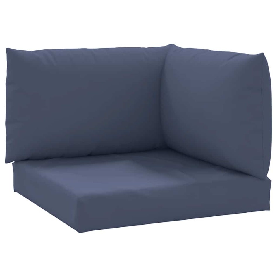 Cojines para muebles de palets 3 uds tela Oxford azul