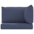 Cojines para muebles de palets 3 uds tela Oxford azul